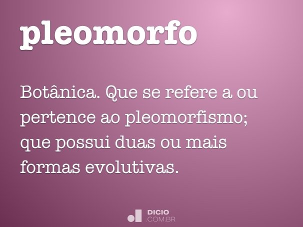 pleomorfo