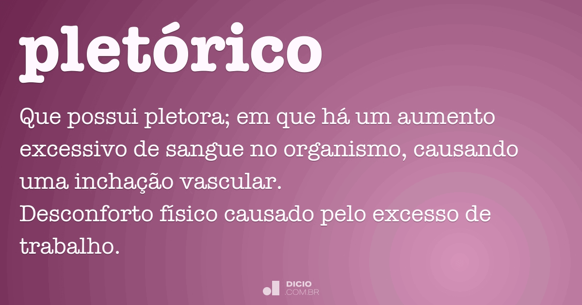 Pletórico Dicio, Dicionário Online de Português