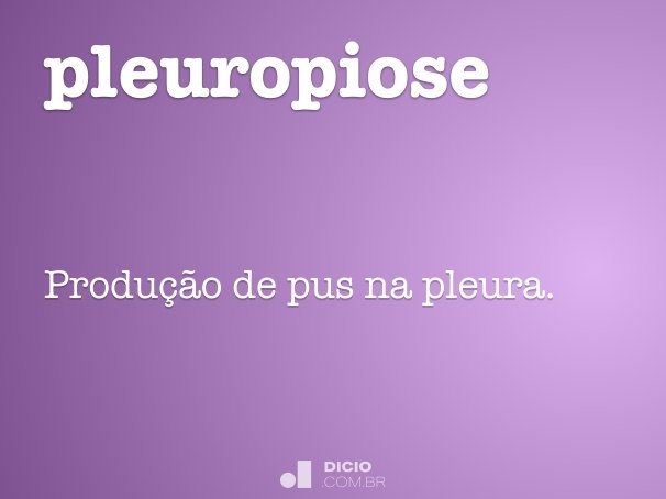 pleuropiose