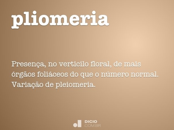 pliomeria