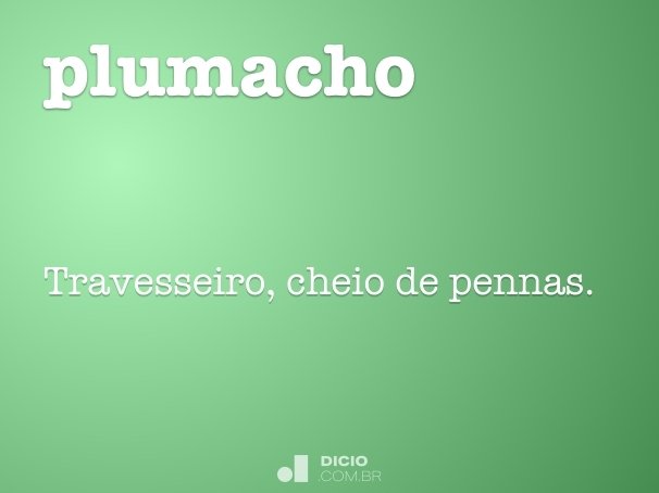 plumacho
