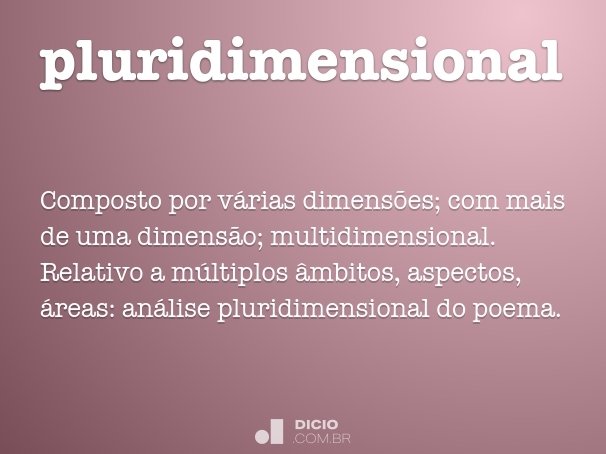 pluridimensional
