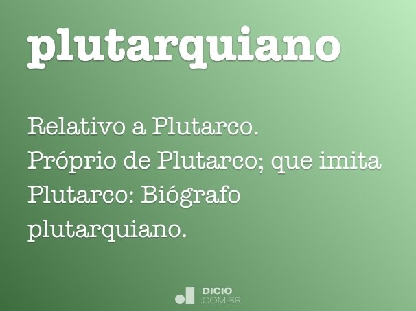 plutarquiano