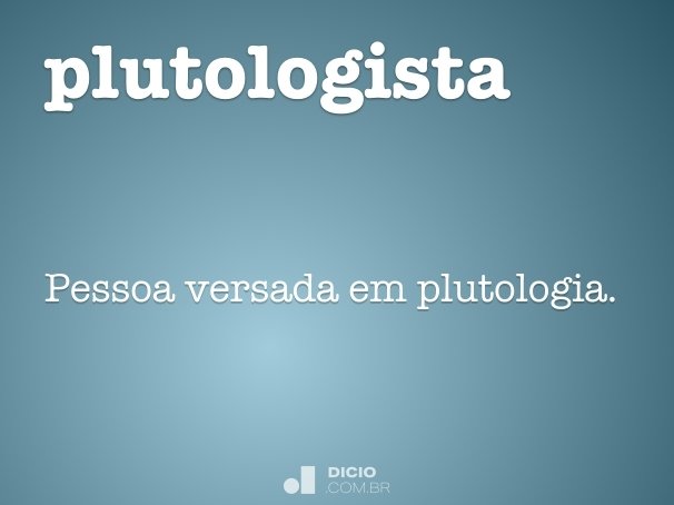 plutologista