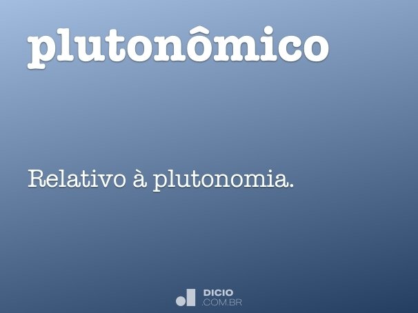 plutonômico