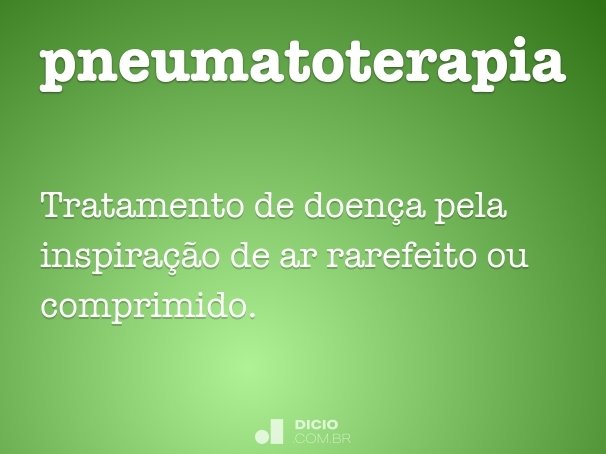 pneumatoterapia