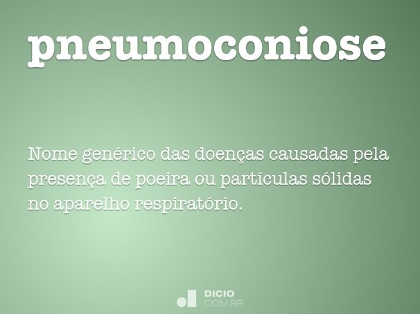 pneumoconiose