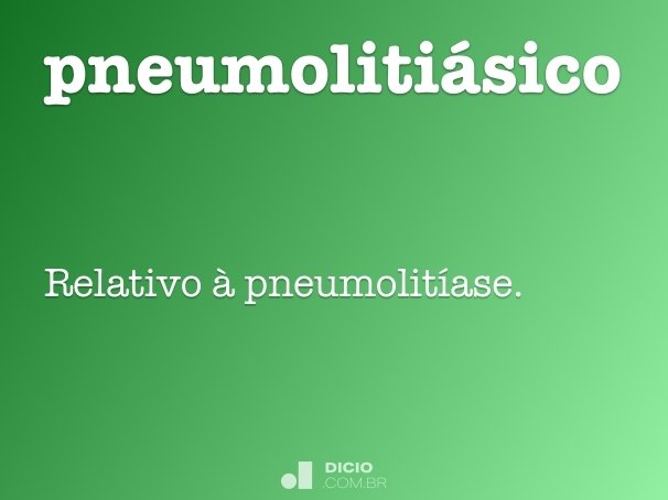 pneumolitiásico