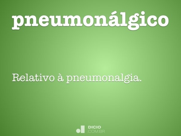 pneumonálgico