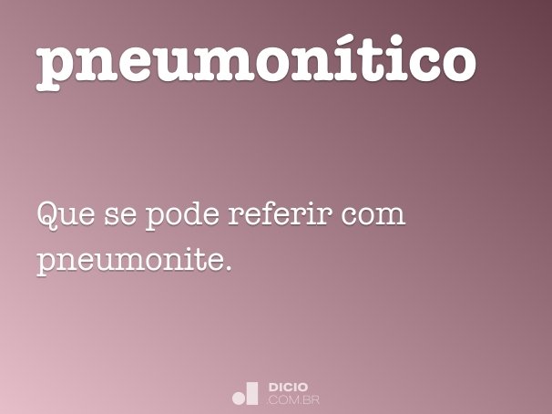 pneumonítico