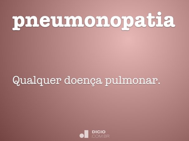 pneumonopatia
