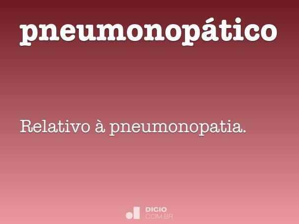 pneumonopático