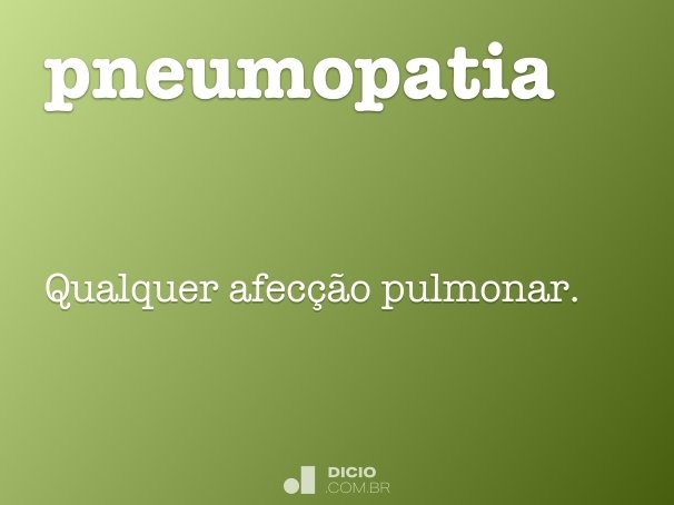 pneumopatia