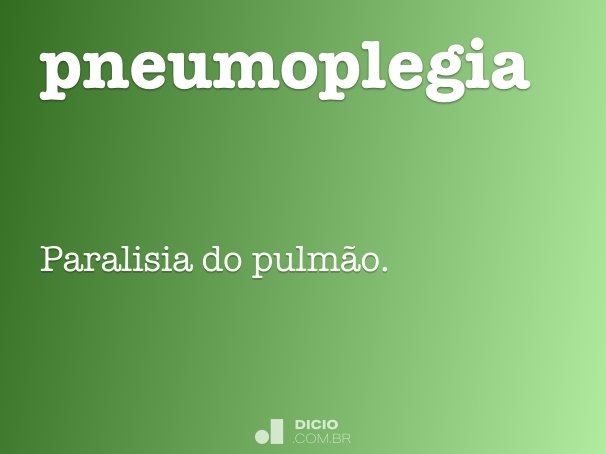 pneumoplegia