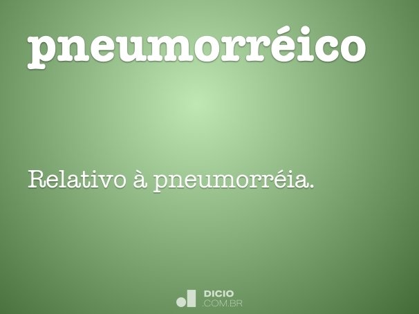 pneumorréico