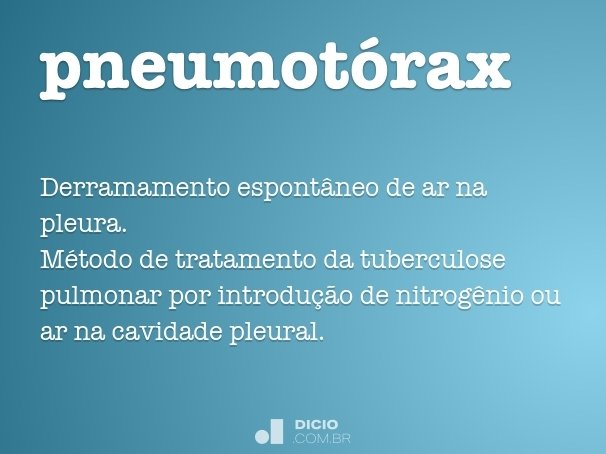 pneumotórax