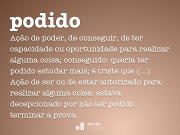 Puder - Dicio, Dicionário Online de Português