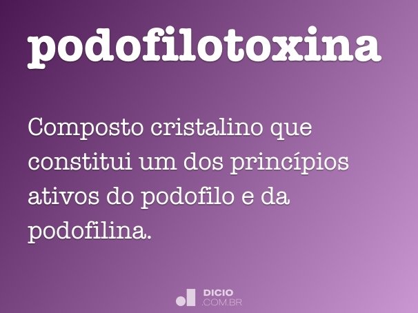 podofilotoxina