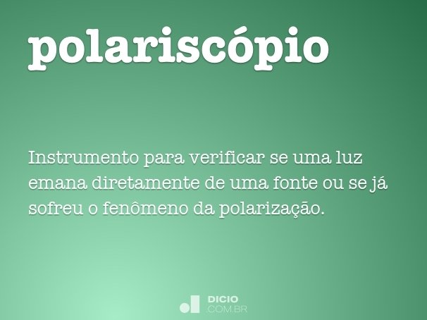 polariscópio