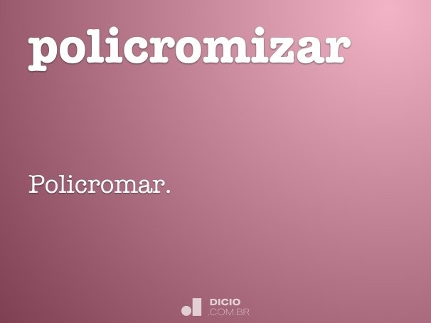 policromizar