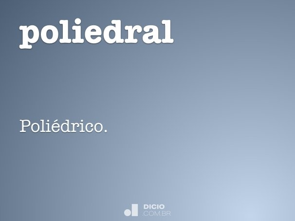 poliedral