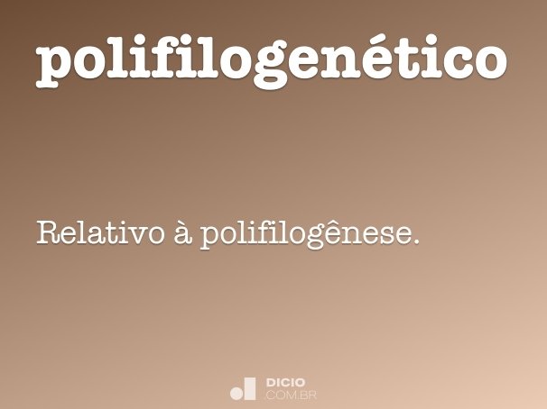 polifilogenético