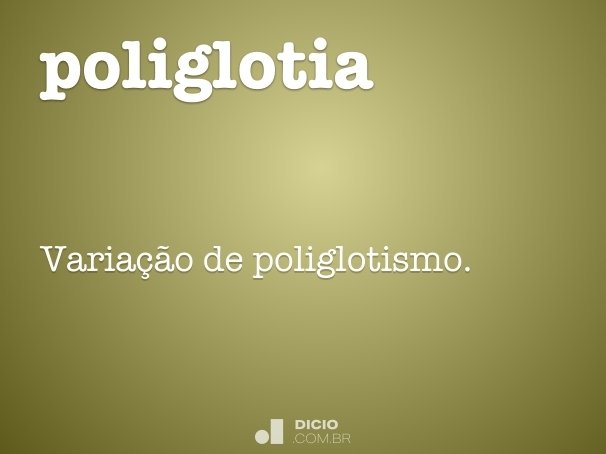 poliglotia
