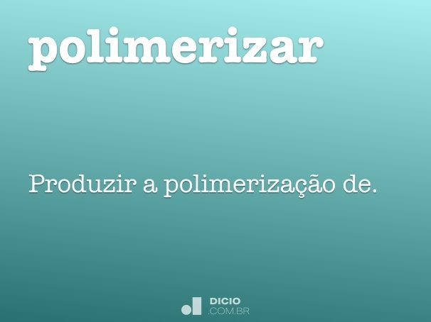 polimerizar