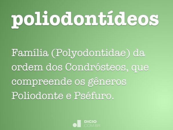 poliodontídeos