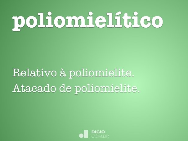 poliomielítico