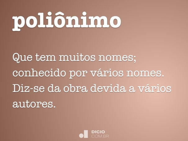 poliônimo