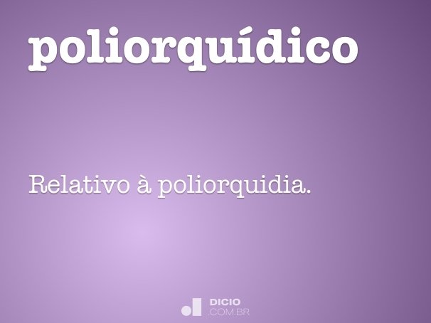 poliorquídico