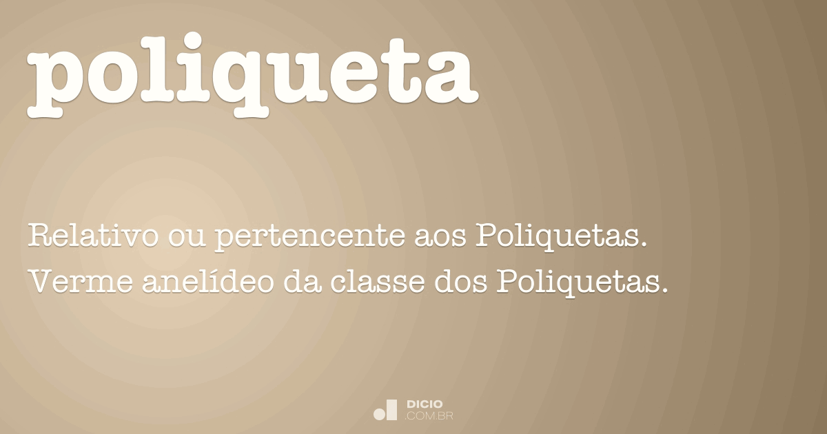 Exemplo De Animal Do Grupo Dos Poliquetas Com Seis Letras