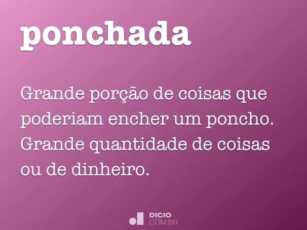 ponchada