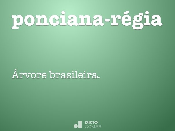 ponciana-régia