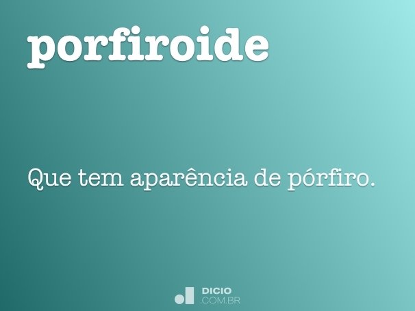 porfiroide