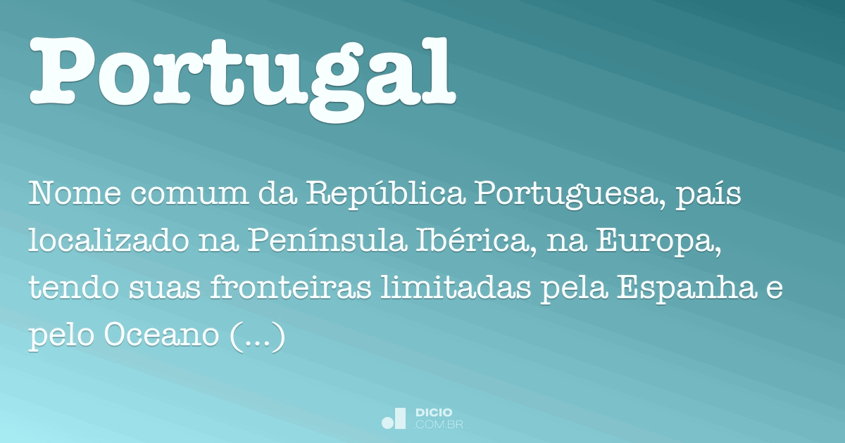 Informações sobre Portugal