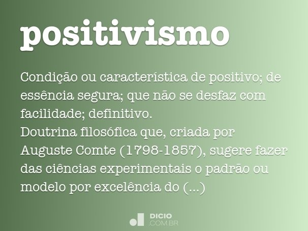 positivismo