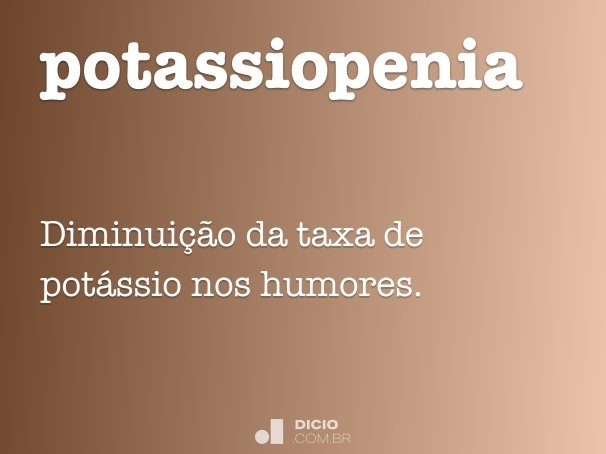 potassiopenia
