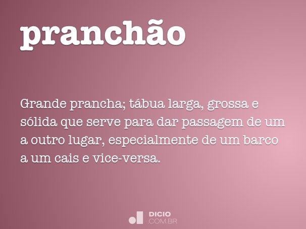pranchão