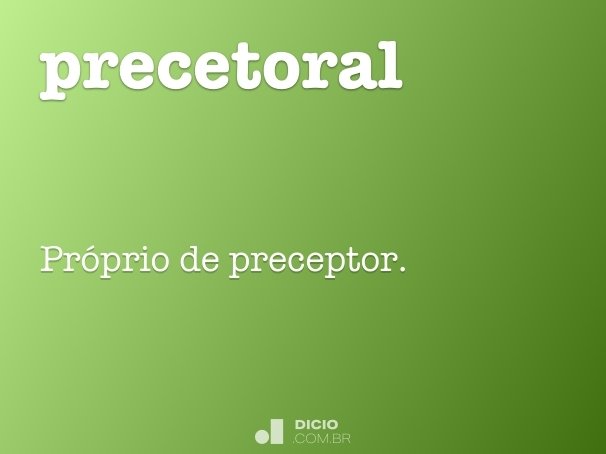 precetoral
