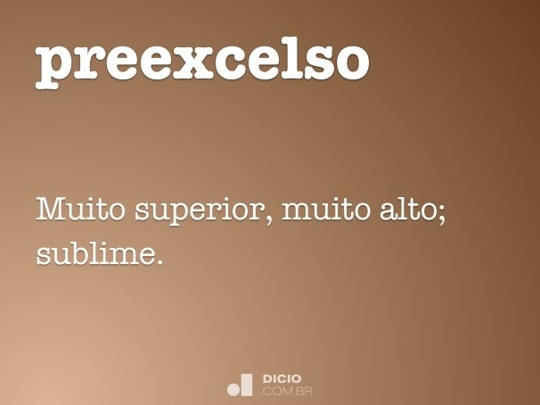 preexcelso
