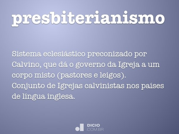 presbiterianismo