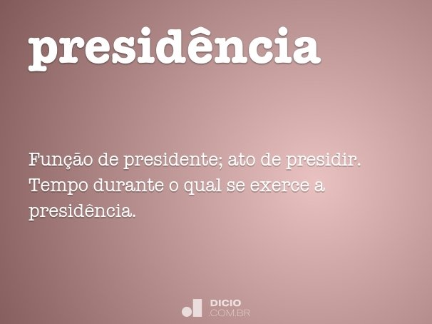 presidência