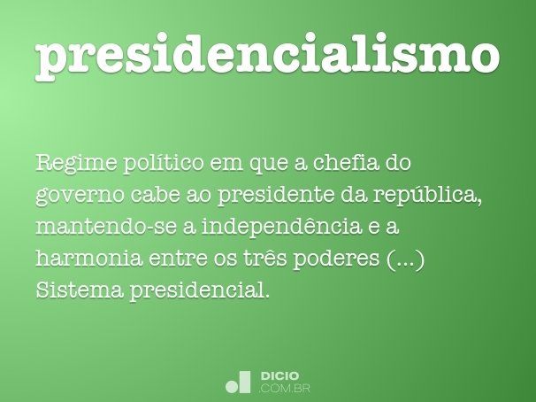 presidencialismo