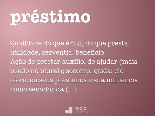 préstimo