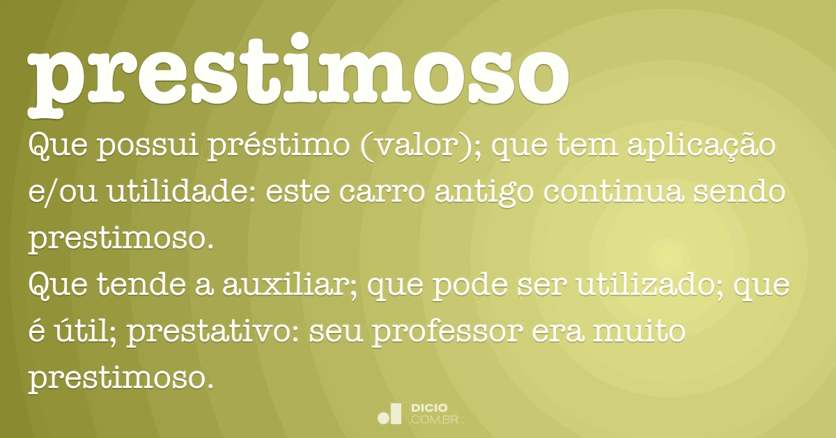 Significado de Préstimos