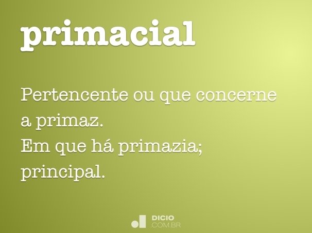 primacial