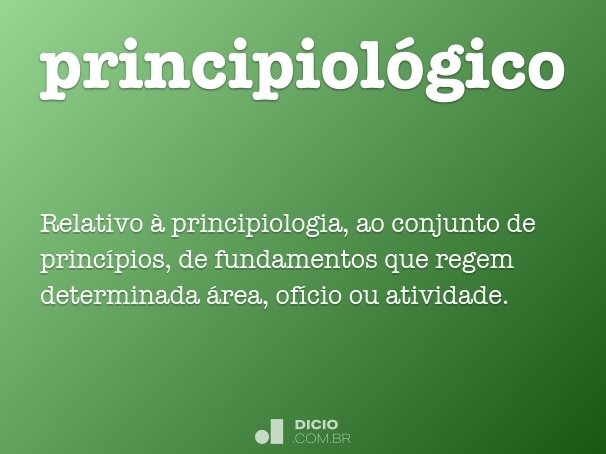 Principiológico Dicio Dicionário Online De Português - 