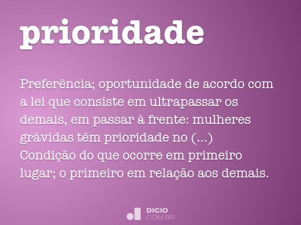 prioridade